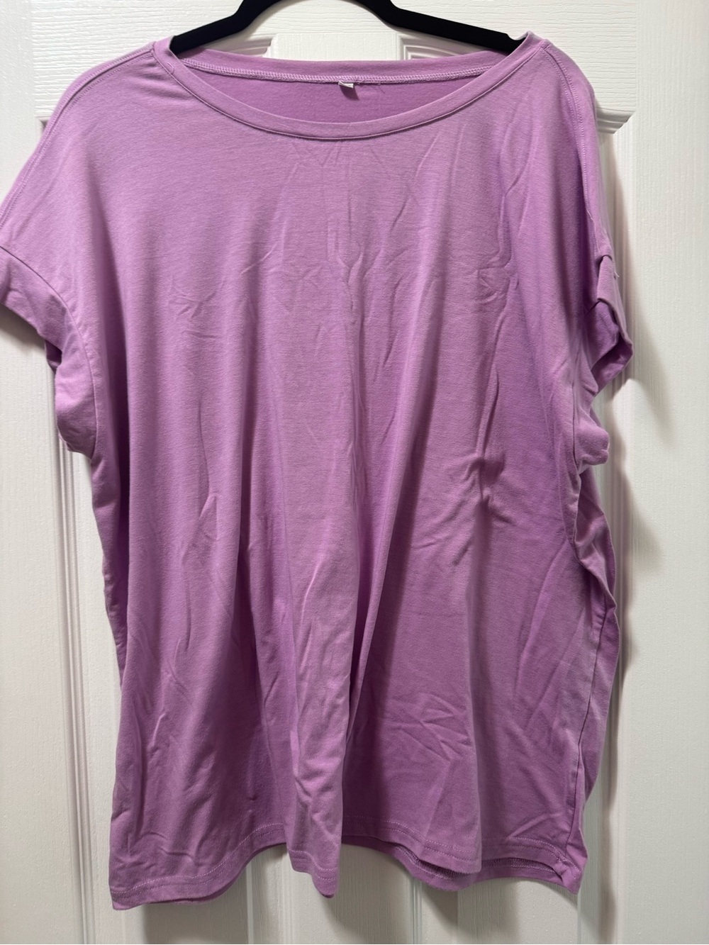 Relaxed Lavender Women's Tee - Soft Short Sleeve Top